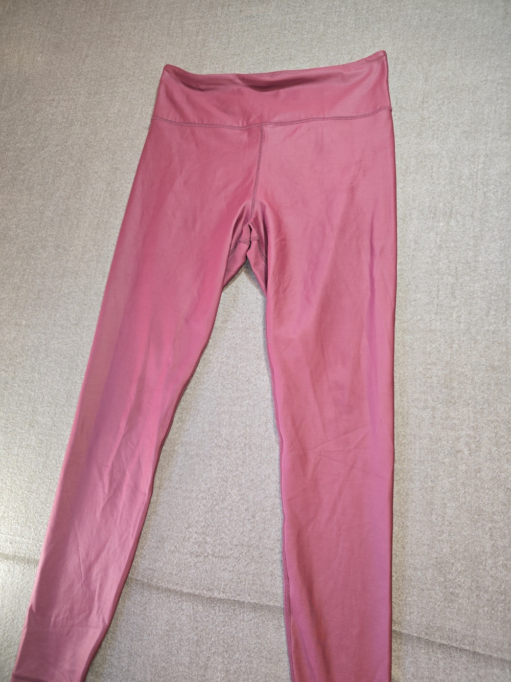 ZYIA Burgundy Stretch High-Waist Leggings Womens 8